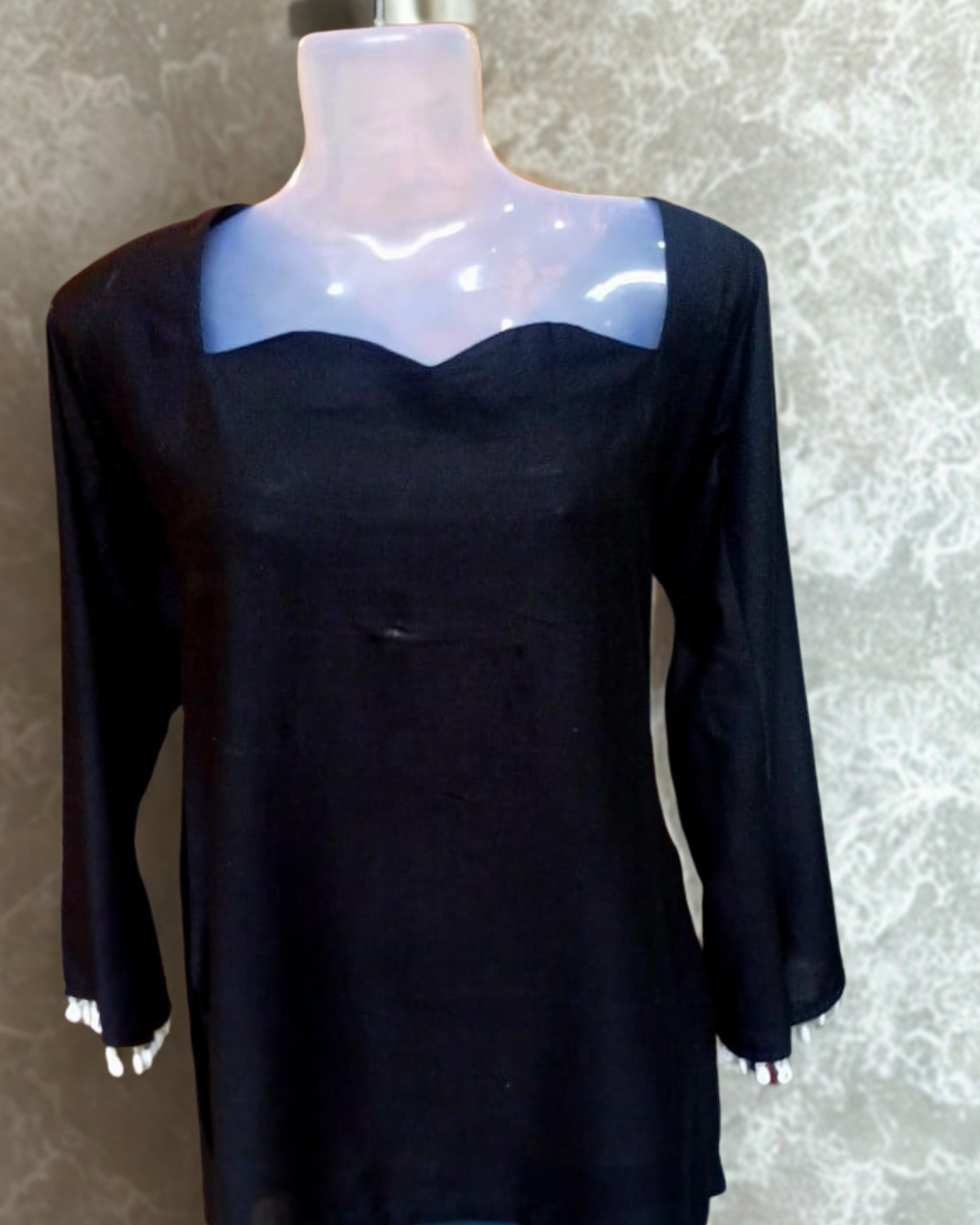 Bell Sleeve Corset Back Kurti