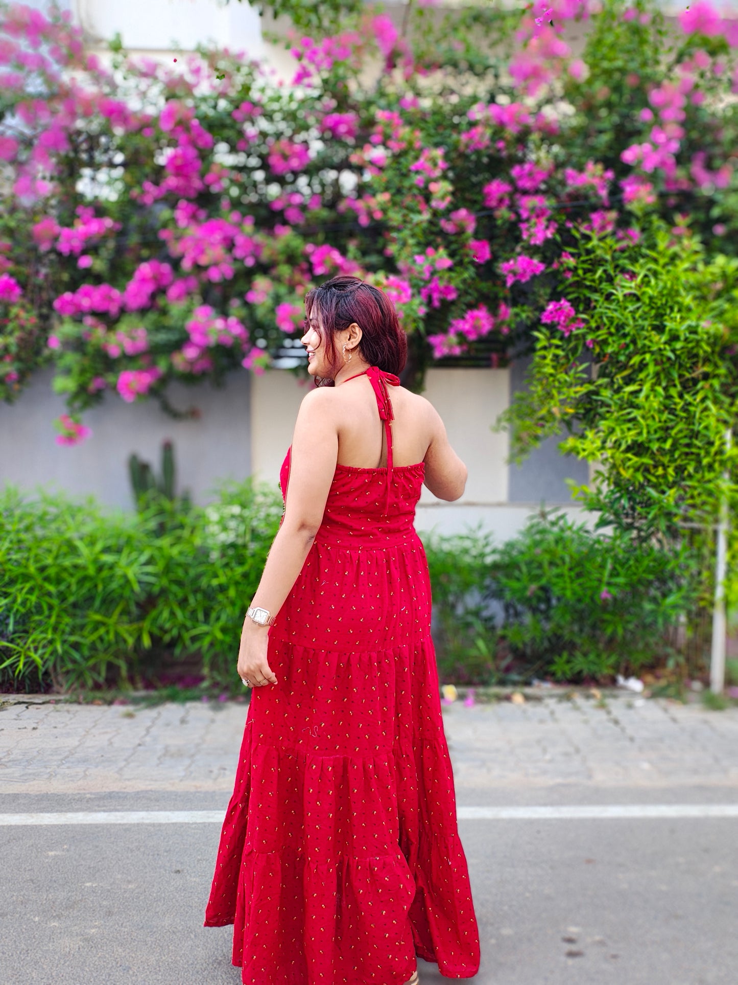 Cherry Red Gown