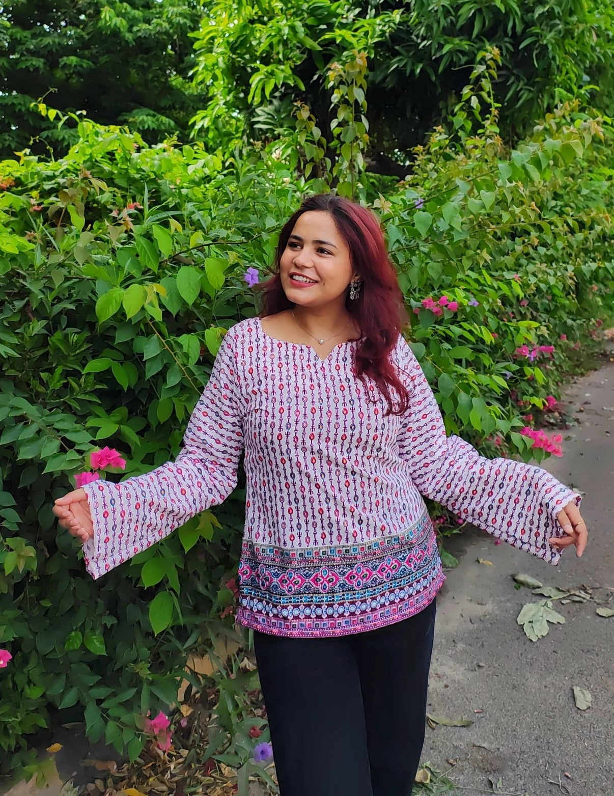 Boho Bloom Kurti