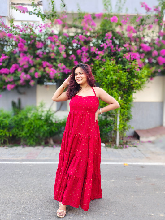 Cherry Red Gown