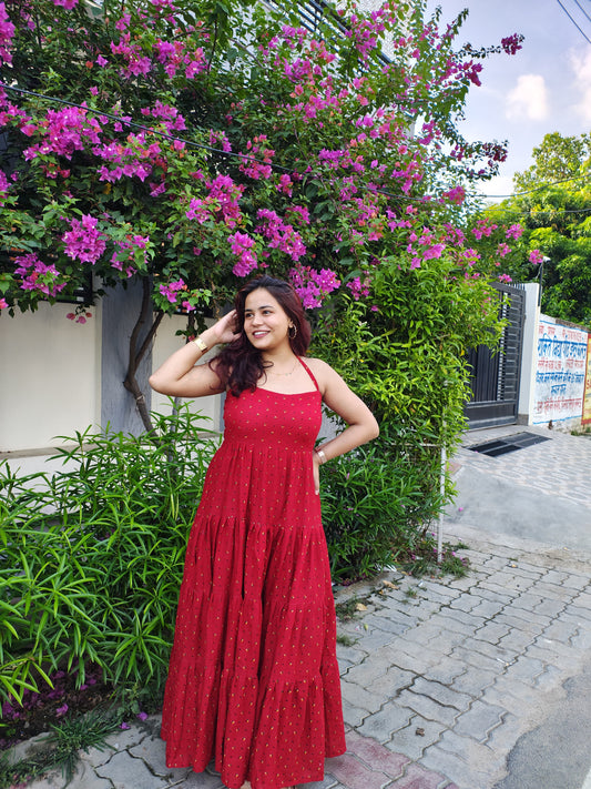 Cherry Red Gown